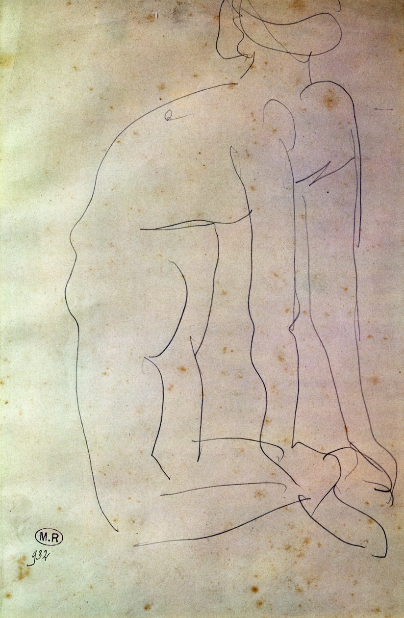 Estudio de movimiento de Auguste Rodin