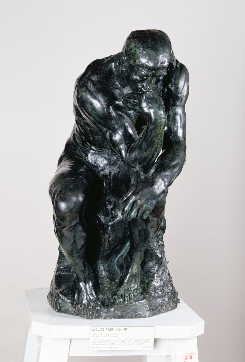 El pensador, 1880 de Auguste Rodin