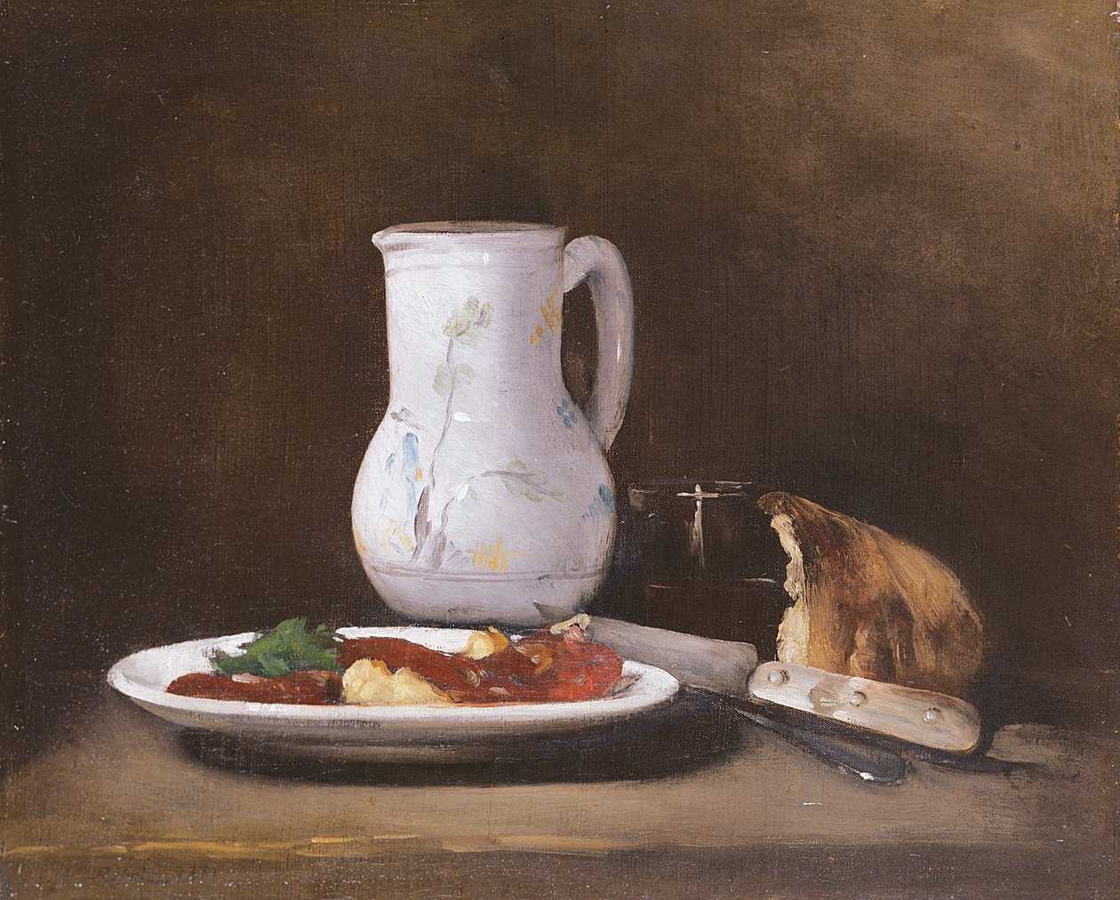 Naturaleza muerta, 1861 de Auguste Theodule Ribot