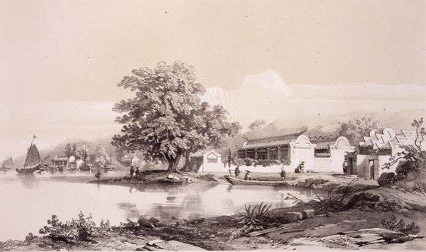 Casa del Mandarín en el canal Macao-Cantón, lámina 20 de 