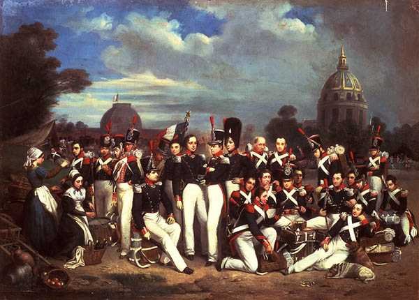 Compañía de la Segunda Legión, en el Campo de Marte de Auguste Antoine Masse