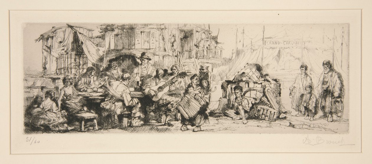compañía de circo de Auguste Brouet