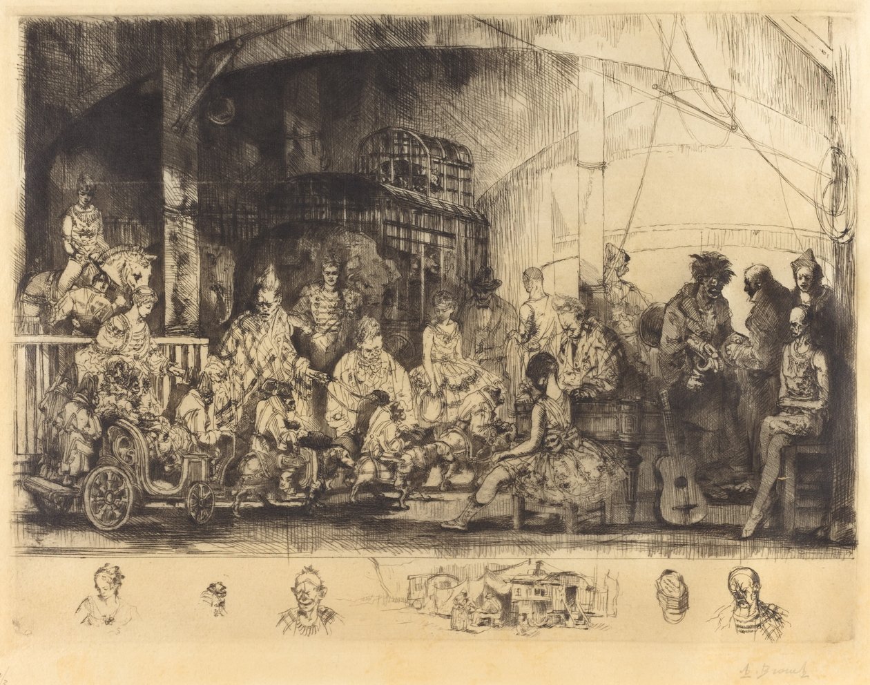 Circo Frattelini de Auguste Brouet