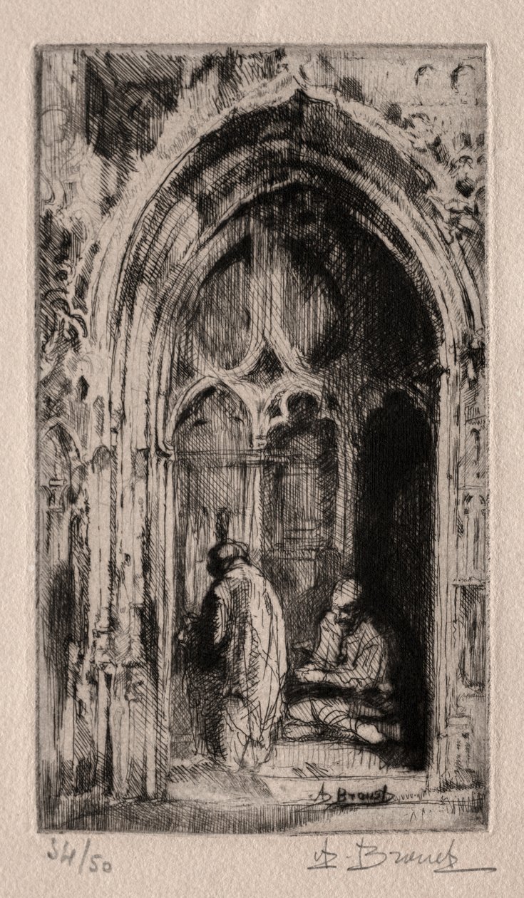 Gothic Doorway de Auguste Brouet