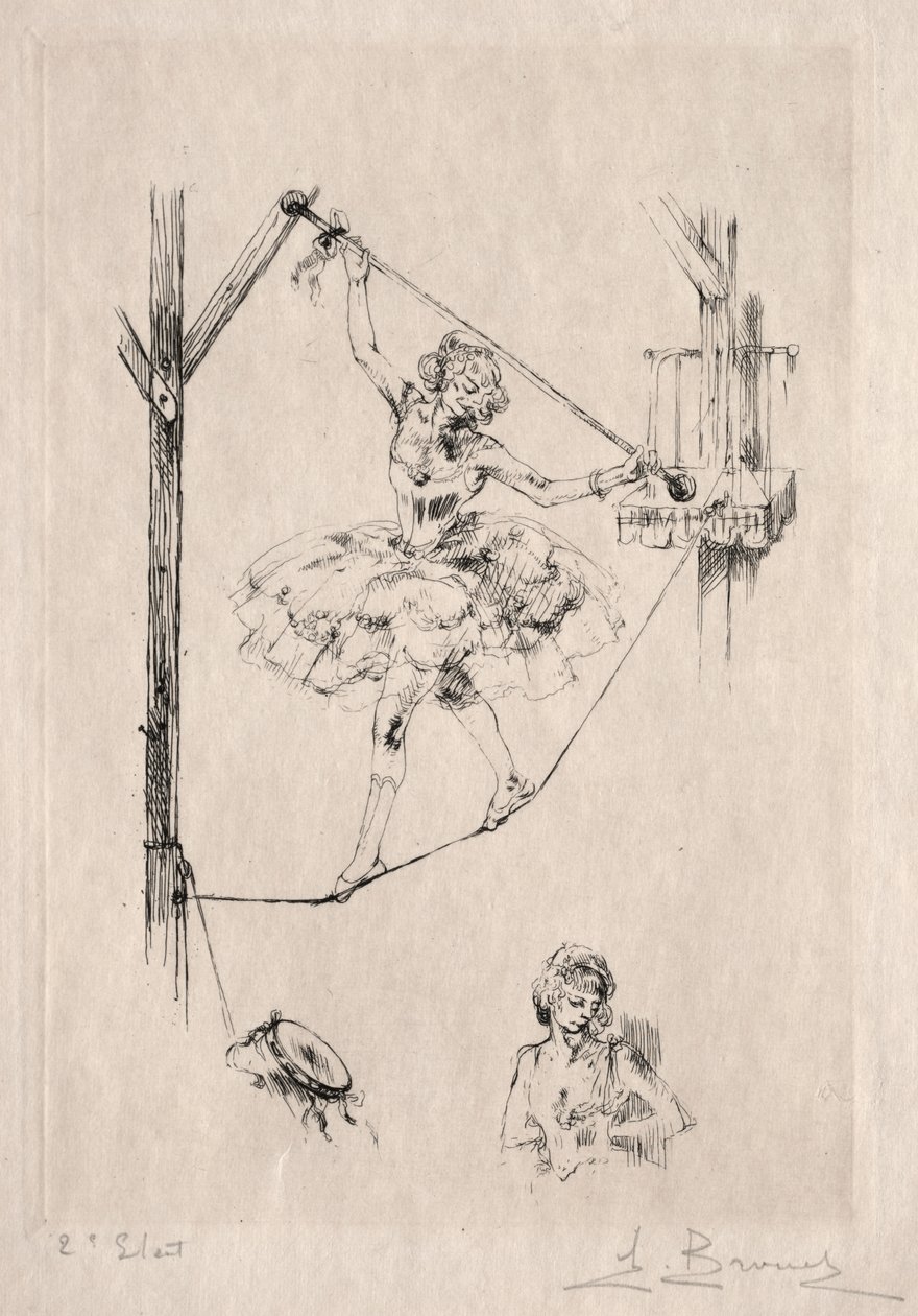 Tightrope Dancer de Auguste Brouet