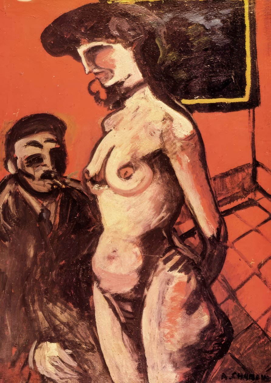 Prostituta con cliente de Auguste Chabaud