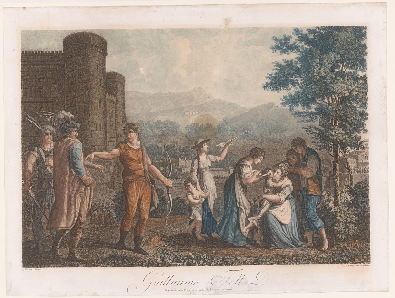 Guillermo Tell después de disparar a la manzana
Guillaume Tell (título en el objeto) de Auguste Claude Simon Legrand