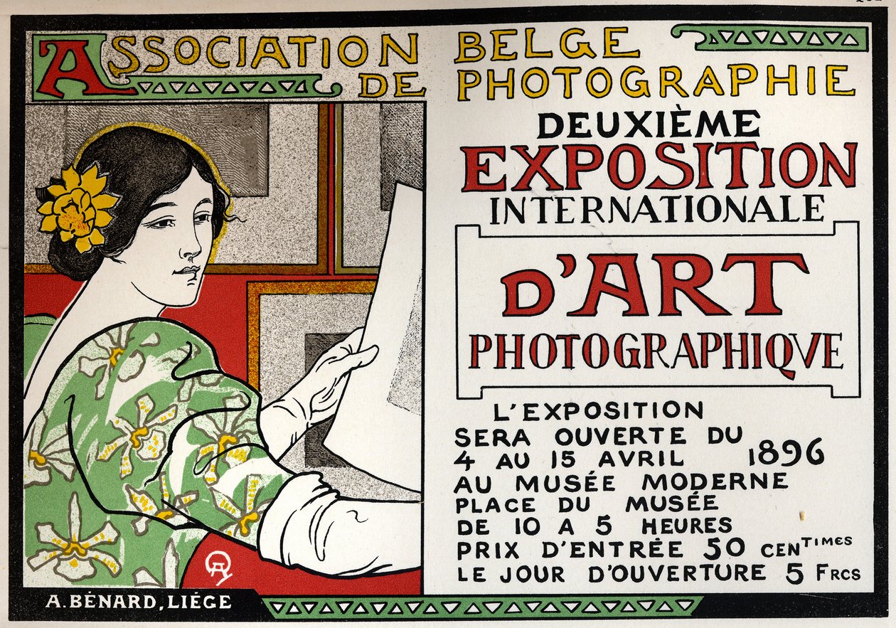 Exposición de arte fotográfico en el Museo Moderno de Bruselas de Auguste Donnay