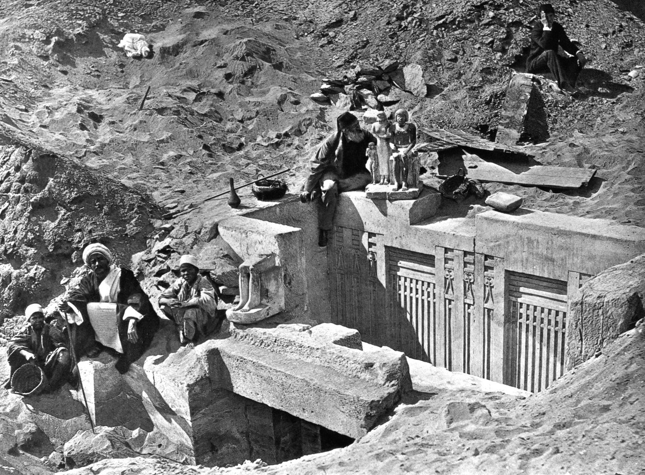 Memphis Saqqara, Egipto, 1893 de Auguste Edouard Mariette
