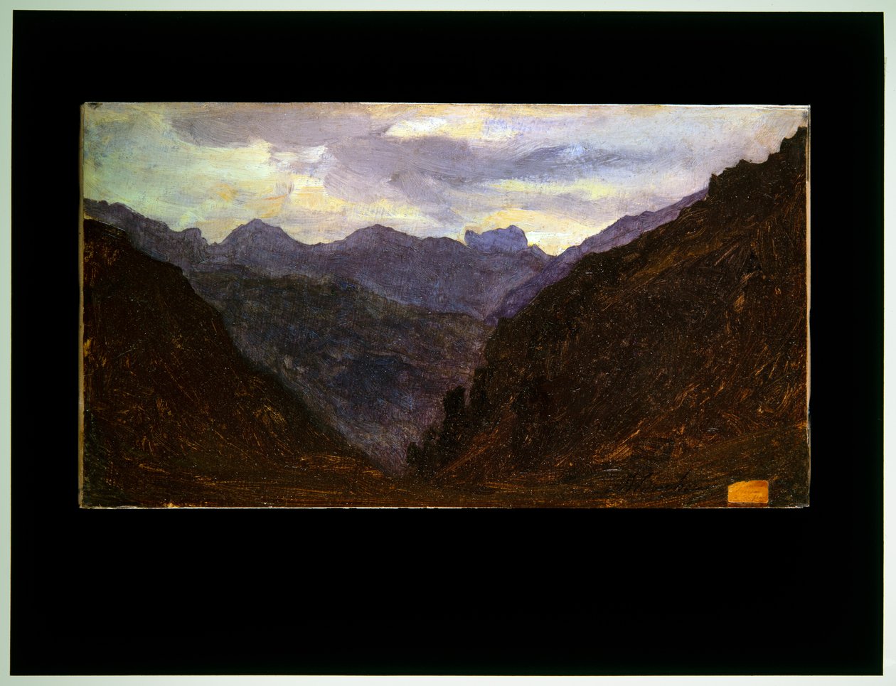 Dos paisajes de Auguste Francois Bonheur