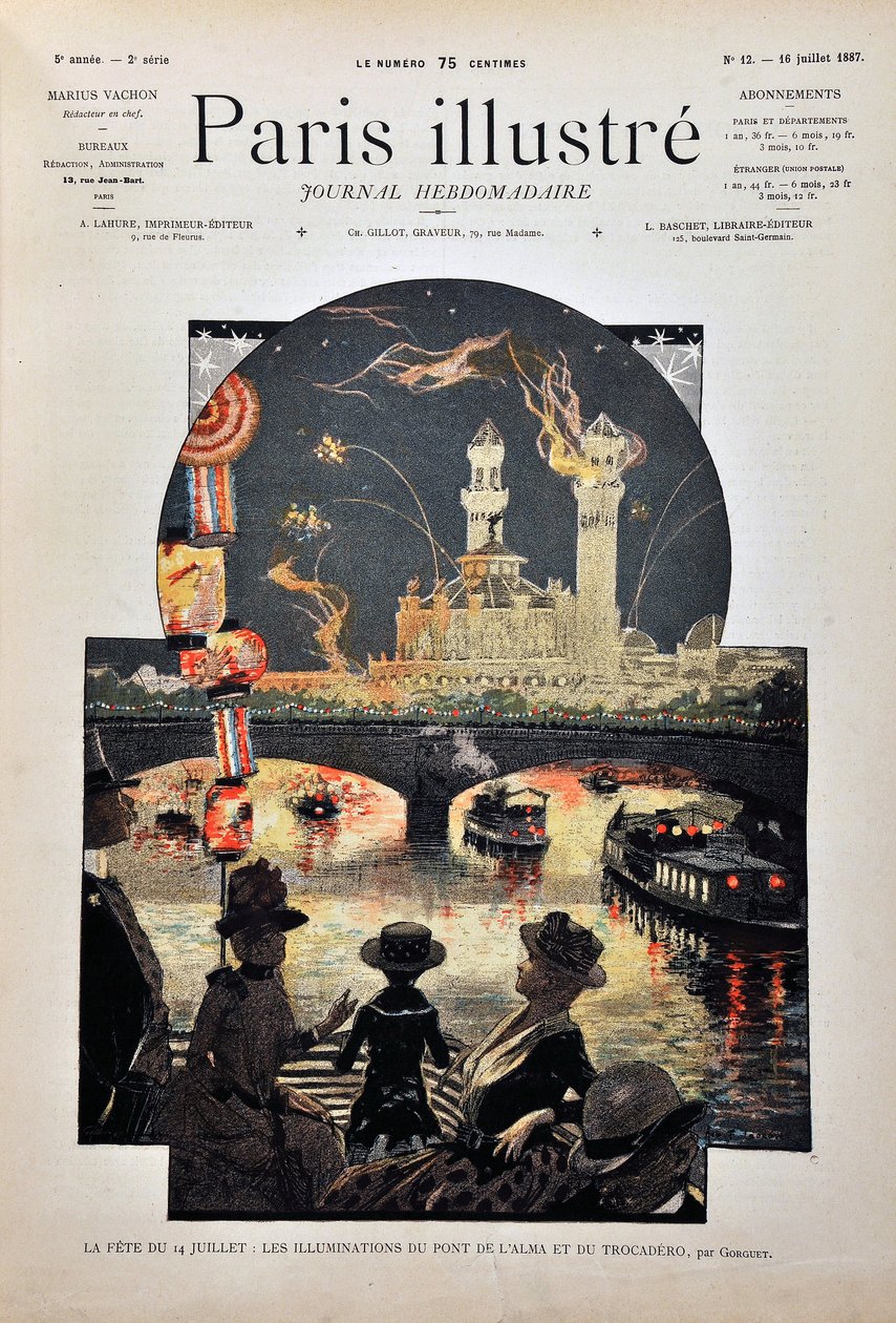 La fiesta del 14 de julio de Auguste Francois Gorguet