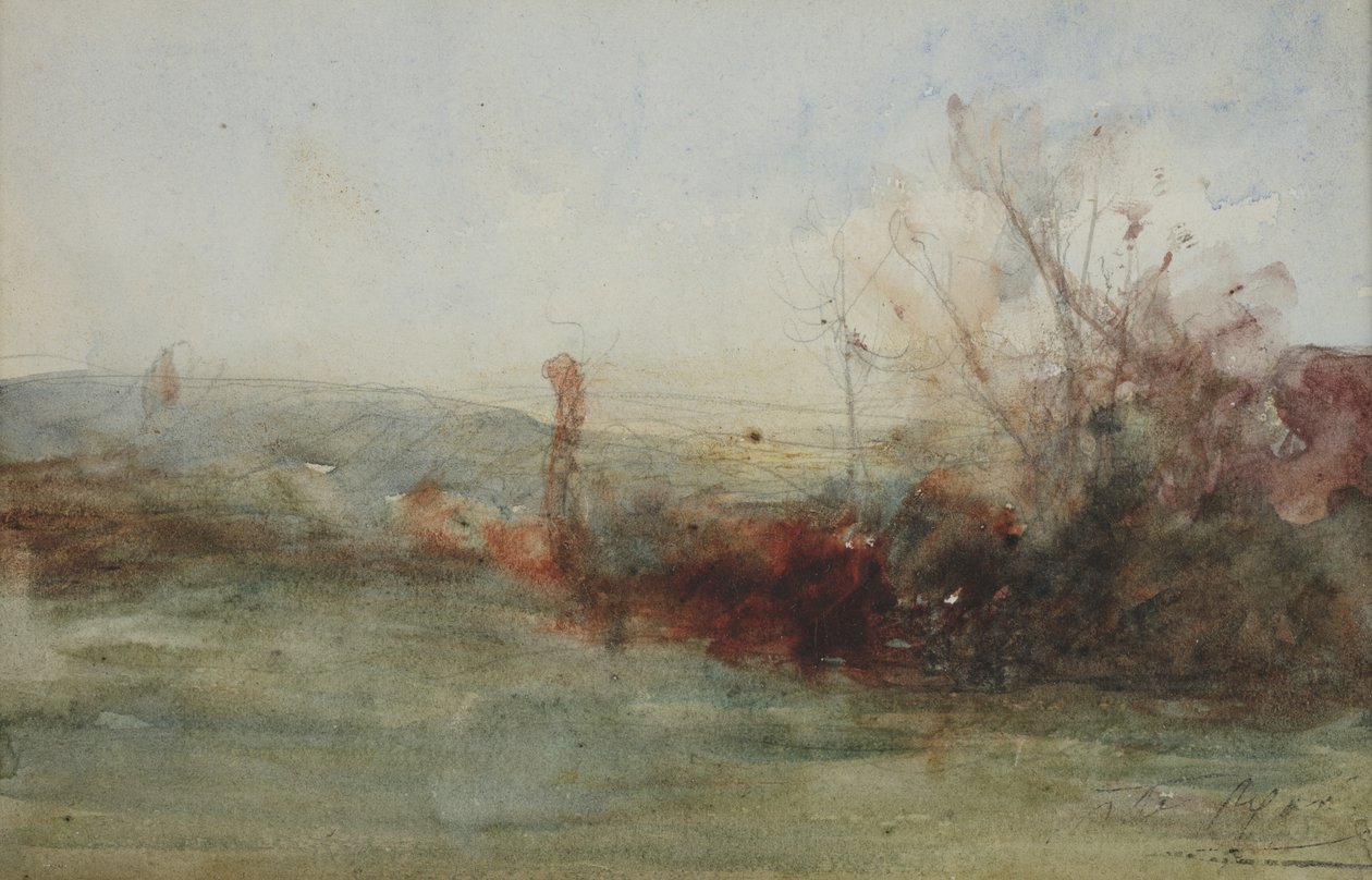 Paisaje, c.1853-65 de Auguste Francois Ravier