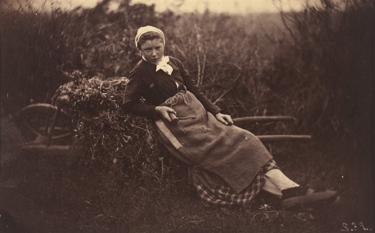 Campesino, c. 1870 de Auguste Giraudon