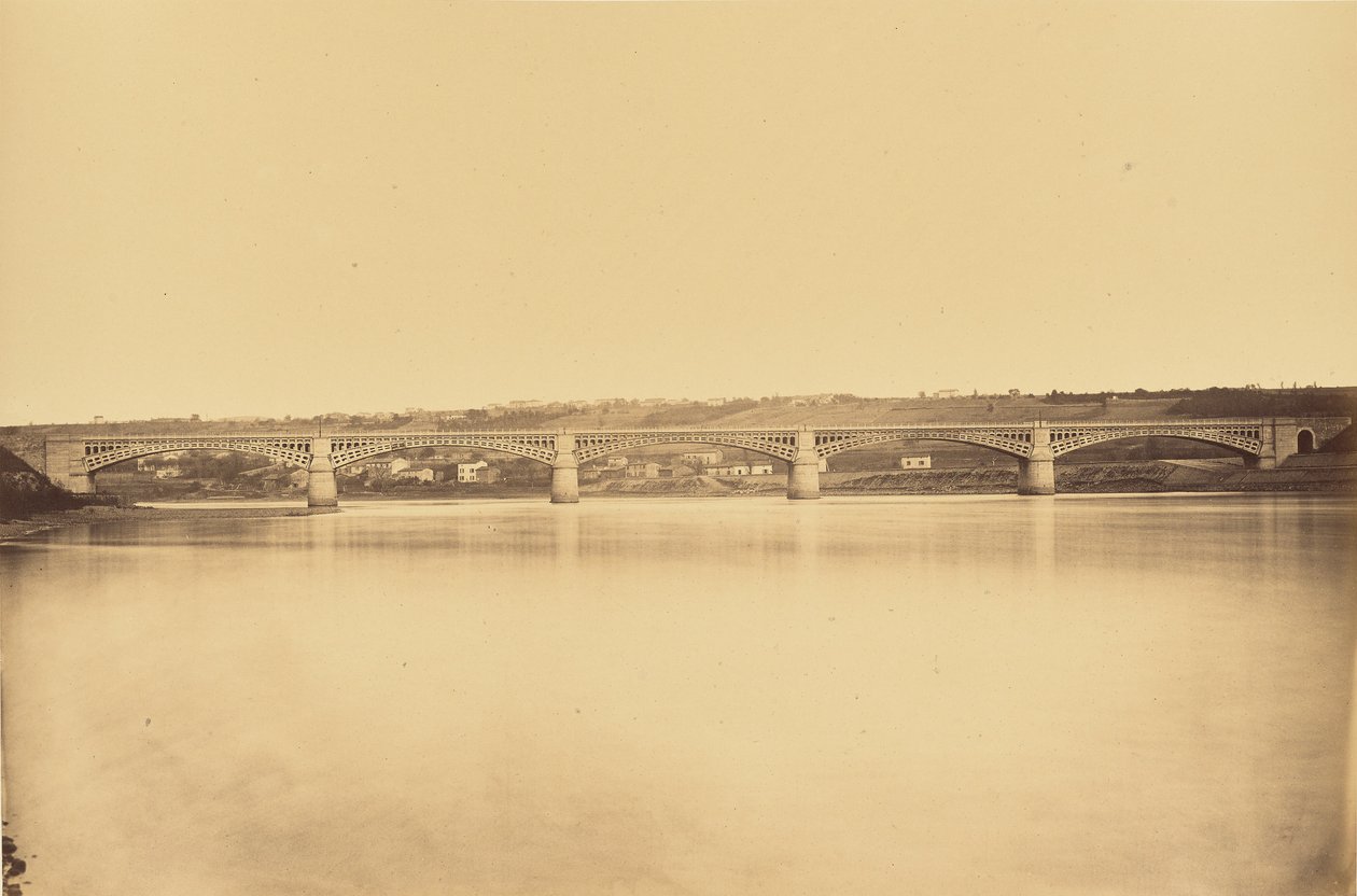 Ramal de Givors a Chasse, Viaducto sobre el Ródano de Auguste Hippolyte Collard