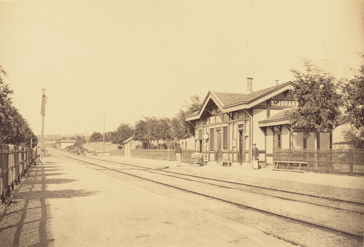 Estación de Saint-Jodard de Auguste Hippolyte Collard