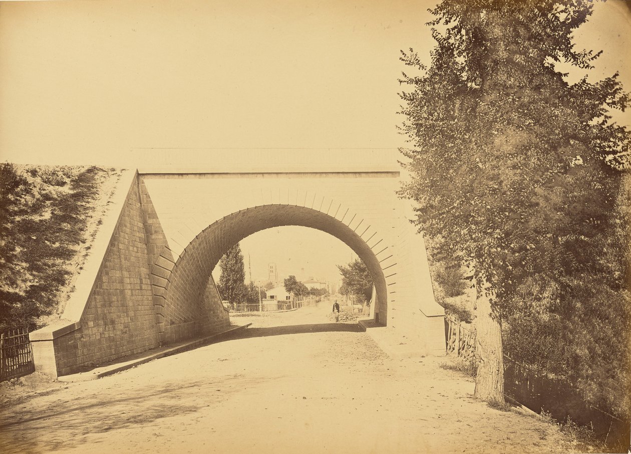 Viaducto de la Route de Lyon à Montbrison en Montbrison de Auguste Hippolyte Collard
