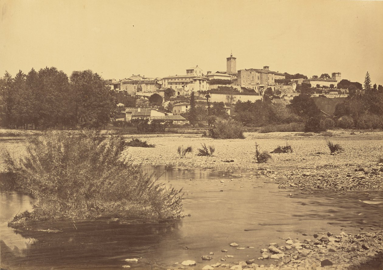 Pueblo de Chazay, Vista desde la vía férrea de Auguste Hippolyte Collard
