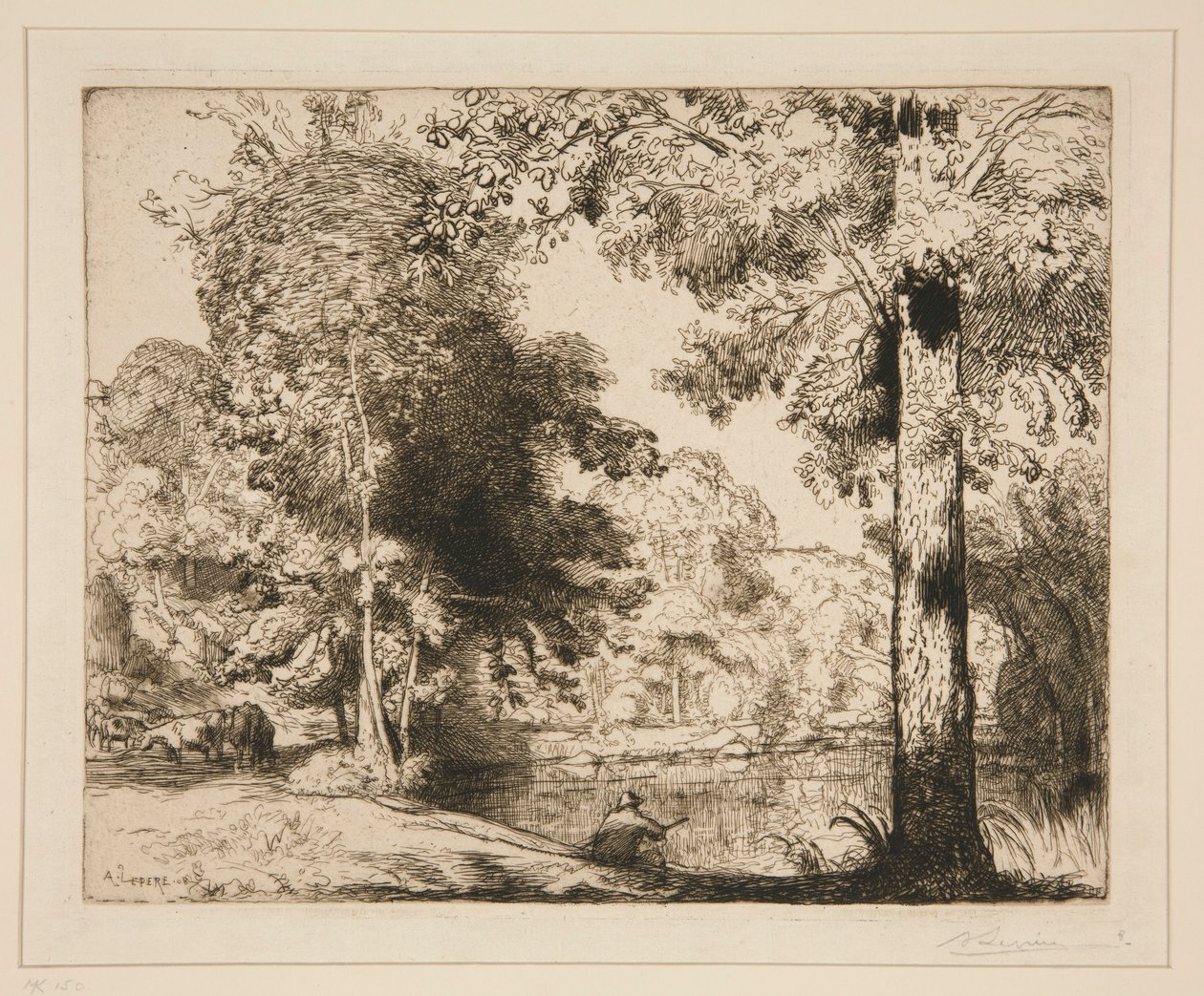 Bancos de la Vida (Vend?e) de Auguste Lepere
