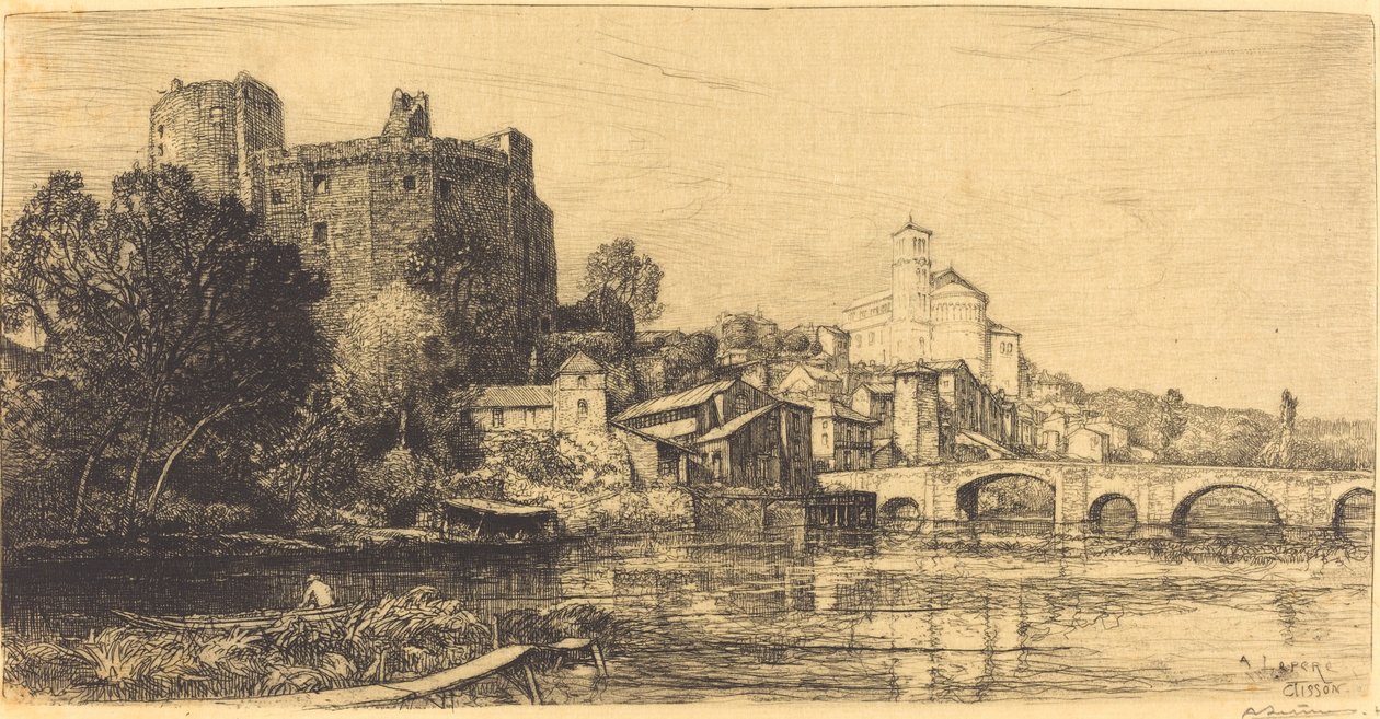 Clisson (Bajo Loira) de Auguste Lepere