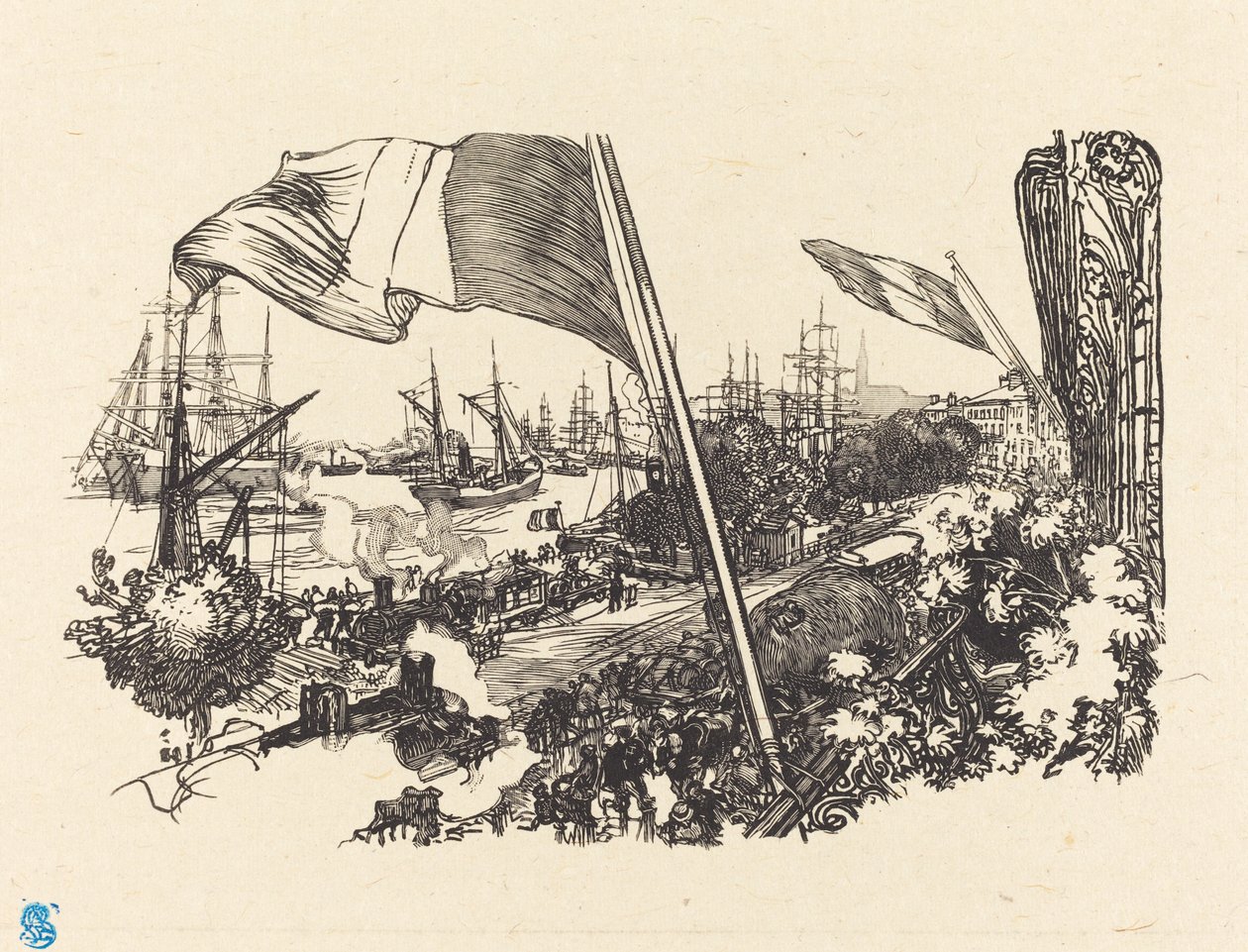 Página de dedicación de Auguste Lepere