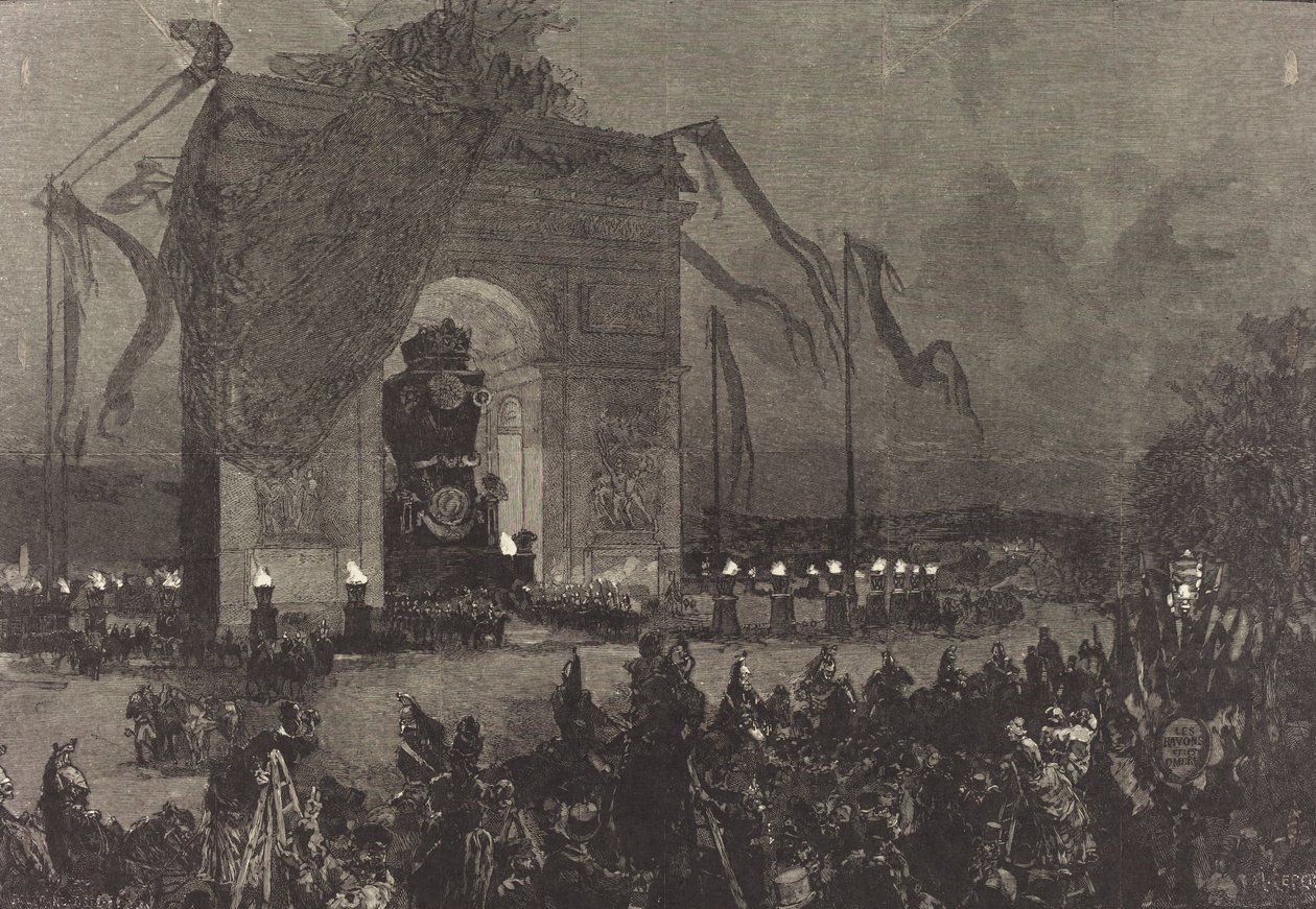 Funerales de Victor Hugo. La Velada de Auguste Lepere