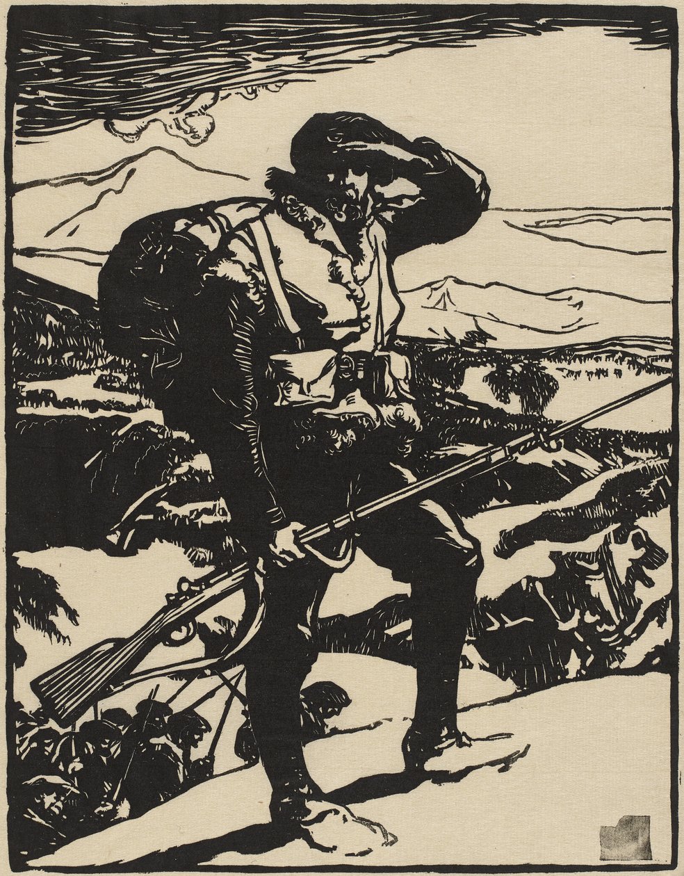 Mirando la llanura del Rin de Auguste Lepere