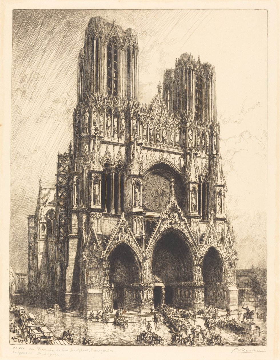 Catedral de Reims de Auguste Lepere