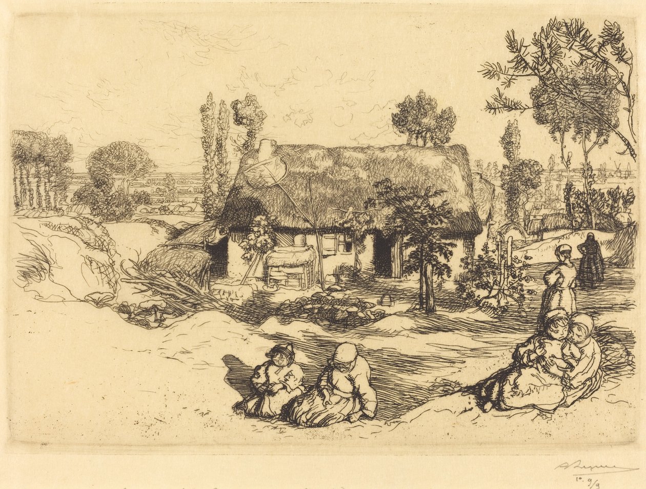 Refugio para los pobres, Vendee de Auguste Lepere