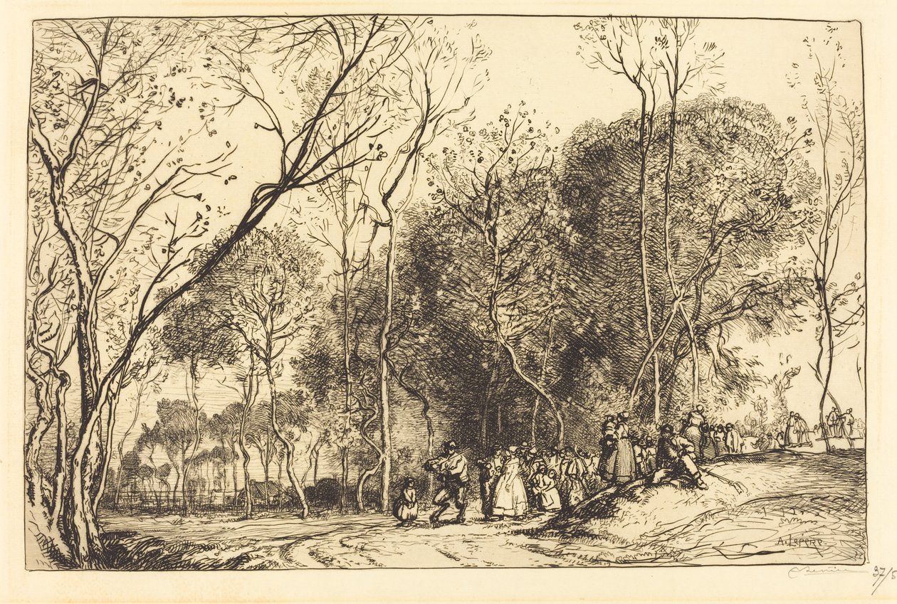 Verano en Saint-Martin, las Nupcias Pasadas de Auguste Lepere