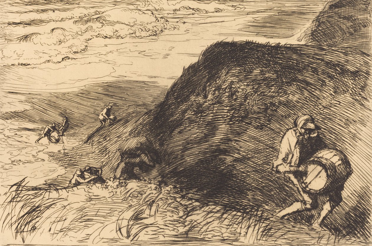 Naufragadores, Saint-Jean-de-Monts, 1915 de Auguste Lepere