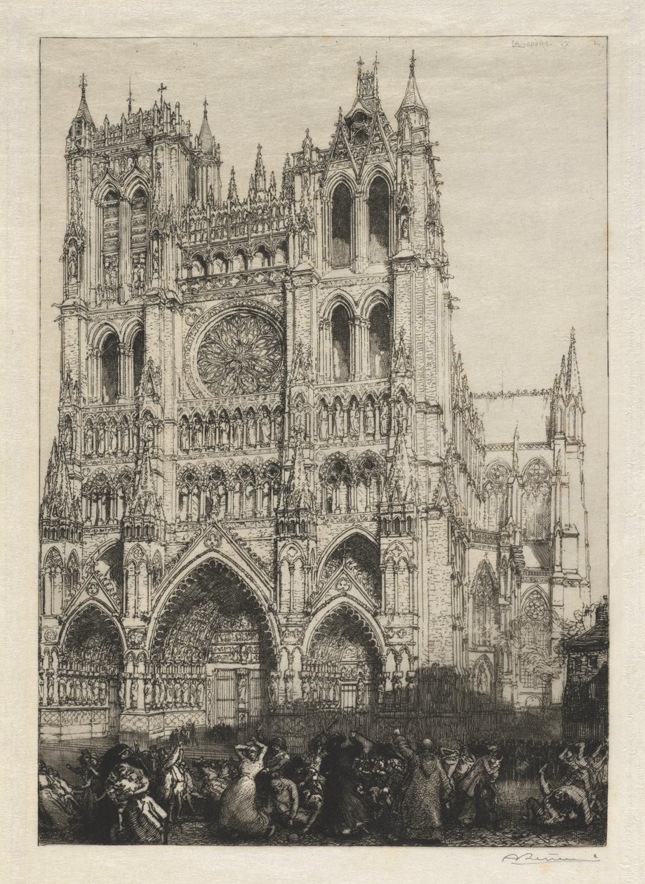 Catedral de Amiens, Día del Inventario de Auguste Louis Lepère