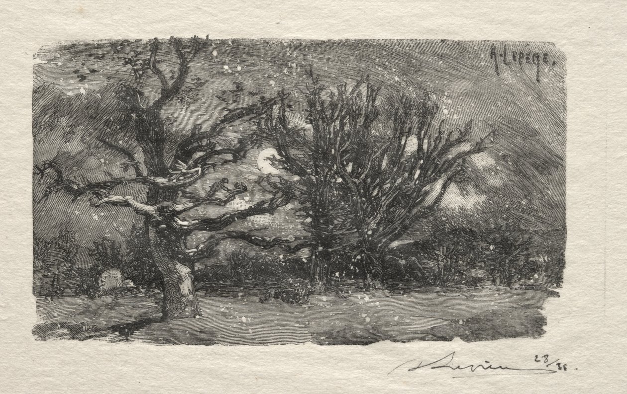 En el dormitorio de Lantara de Auguste Louis Lepère