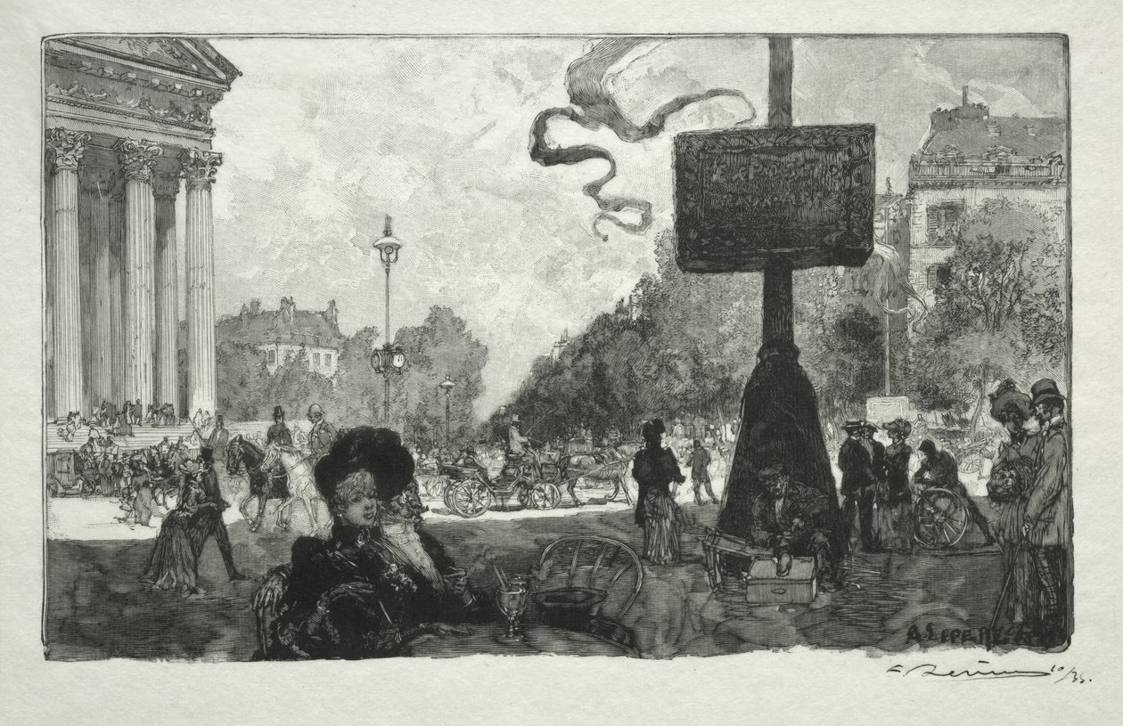 Esquina de la Calle Real de Auguste Louis Lepère