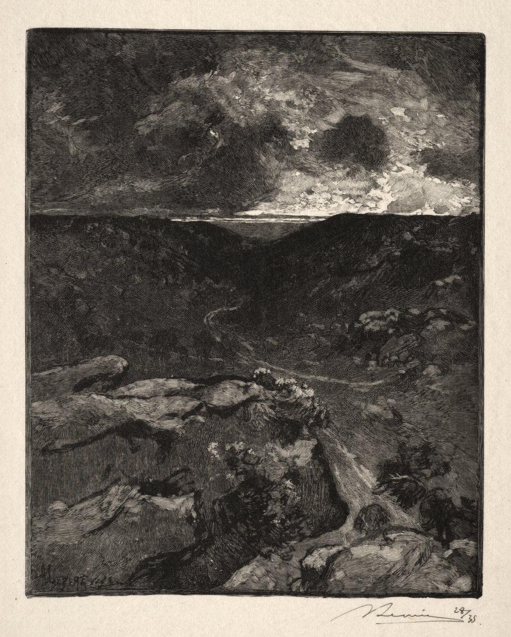 El valle de Franchard de Auguste Louis Lepère