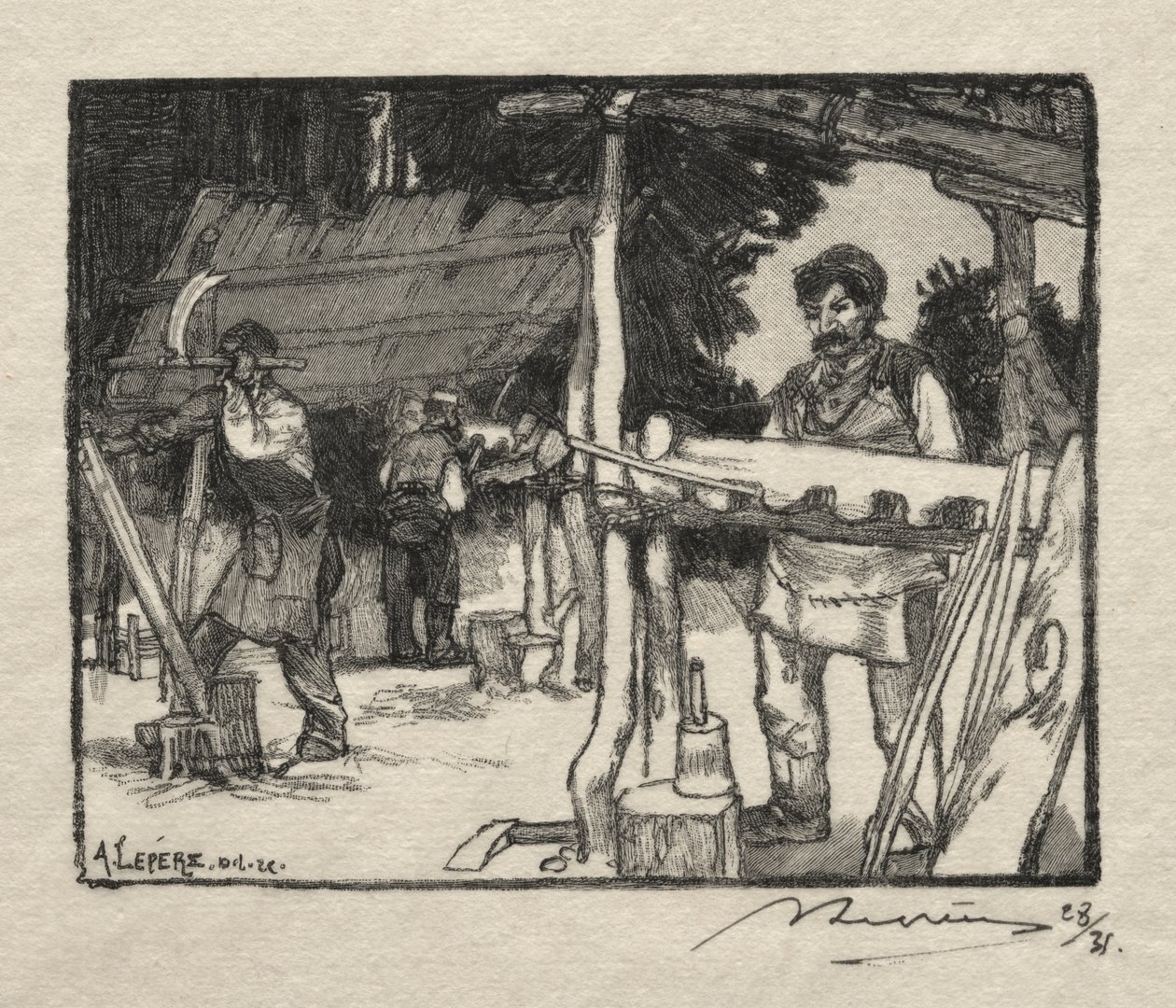 El Fabricante de Listones de Auguste Louis Lepère