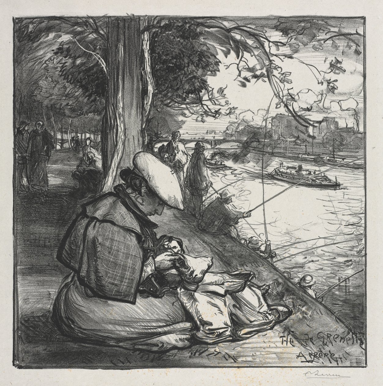 La Isla de Grenelle de Auguste Louis Lepère