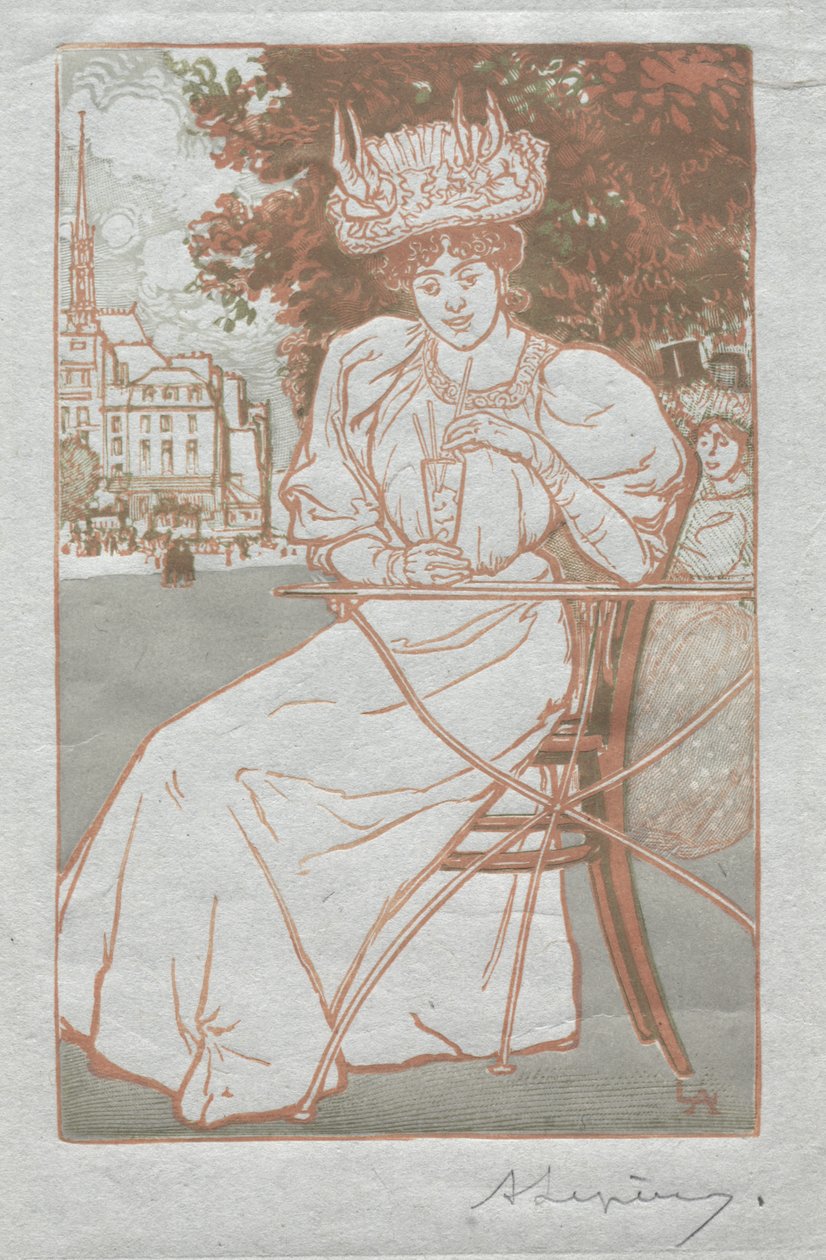 Almanaque de París, 1897: Verano de Auguste Louis Lepère