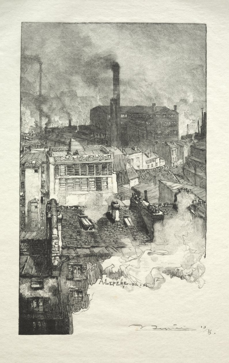 Barrio de los Gobelinos de Auguste Louis Lepère