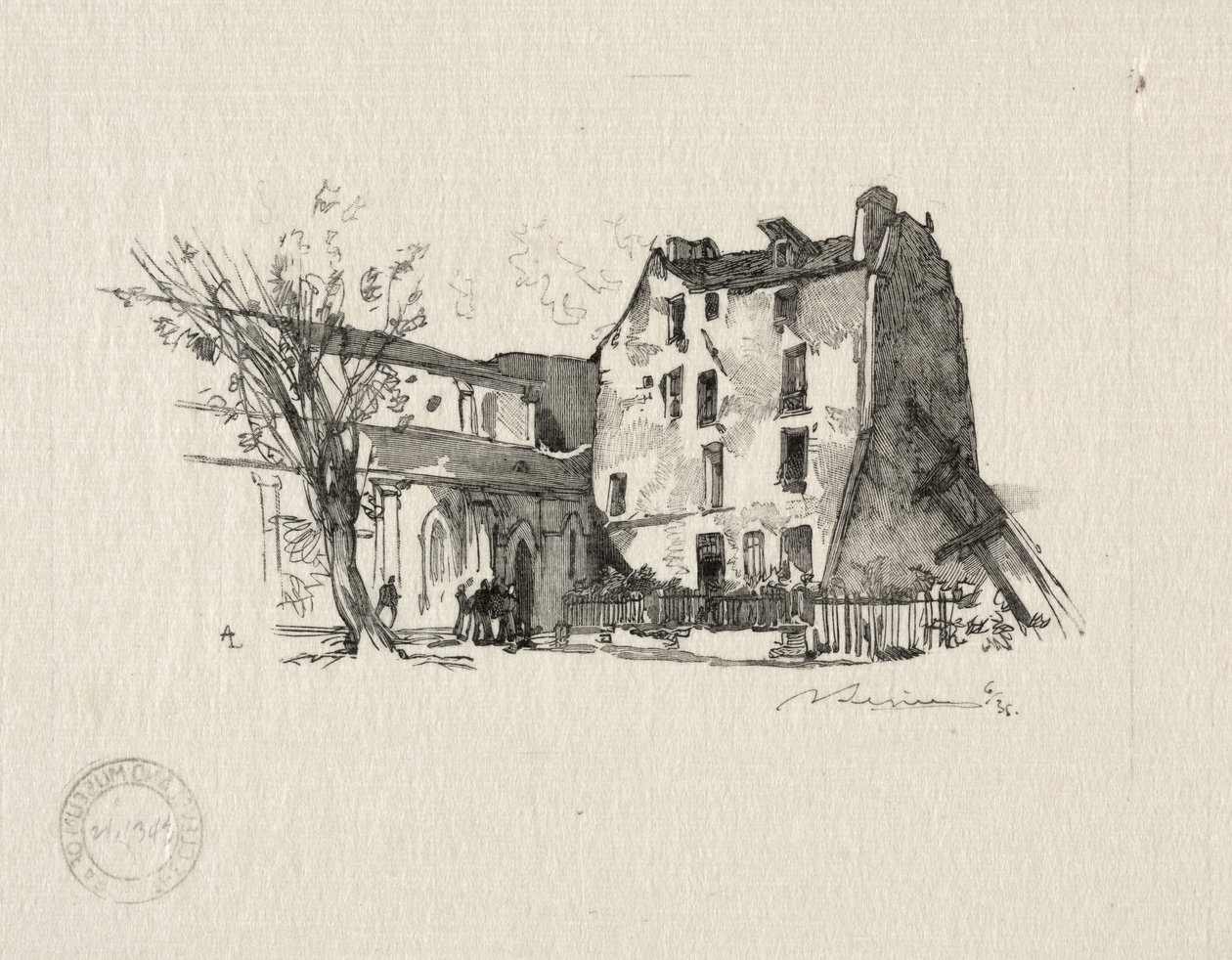 San Julián el Pobre: El Presbiterio de Auguste Louis Lepère