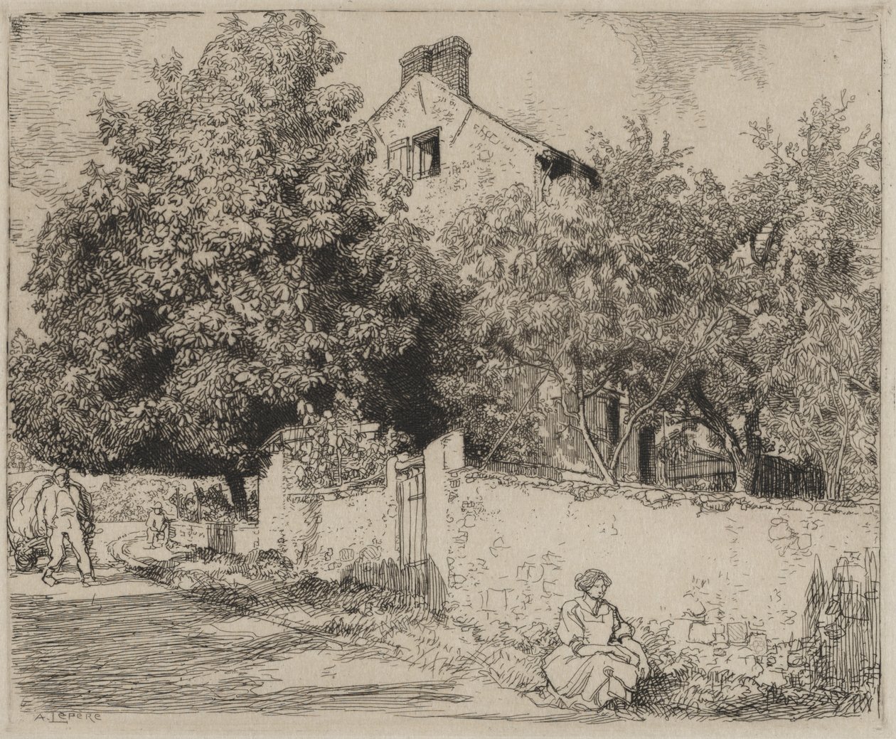 The House of Madame B. de Auguste Louis Lepère