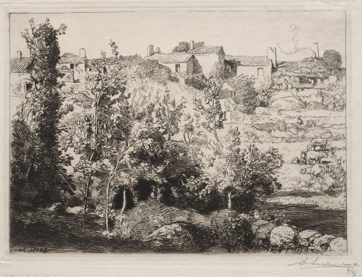 Pueblo de Meule de Auguste Louis Lepère