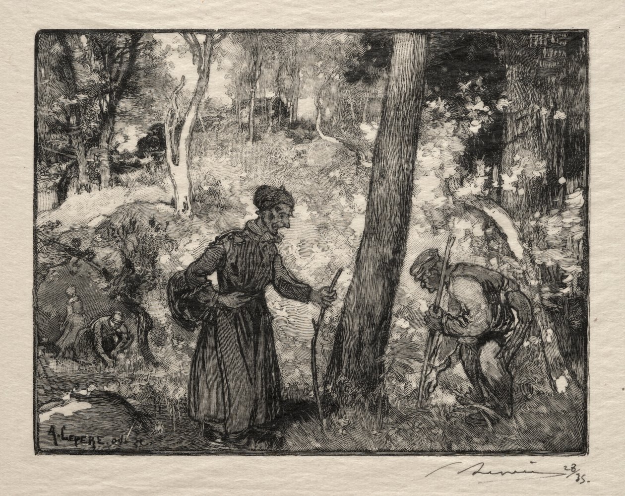 En la Roca Bernard de Auguste Louis Lepère