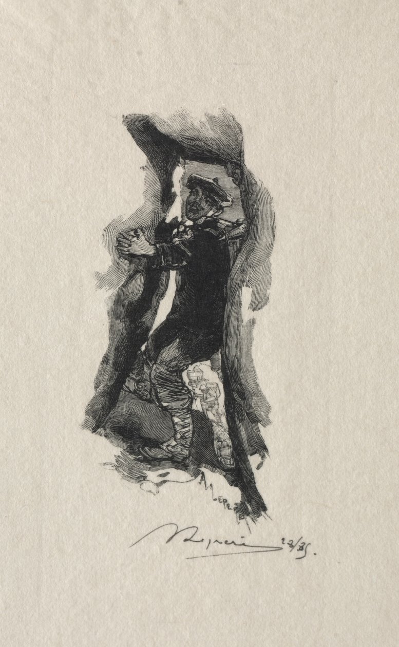 En el desfiladero de Sept-Cavernes de Auguste Louis Lepère