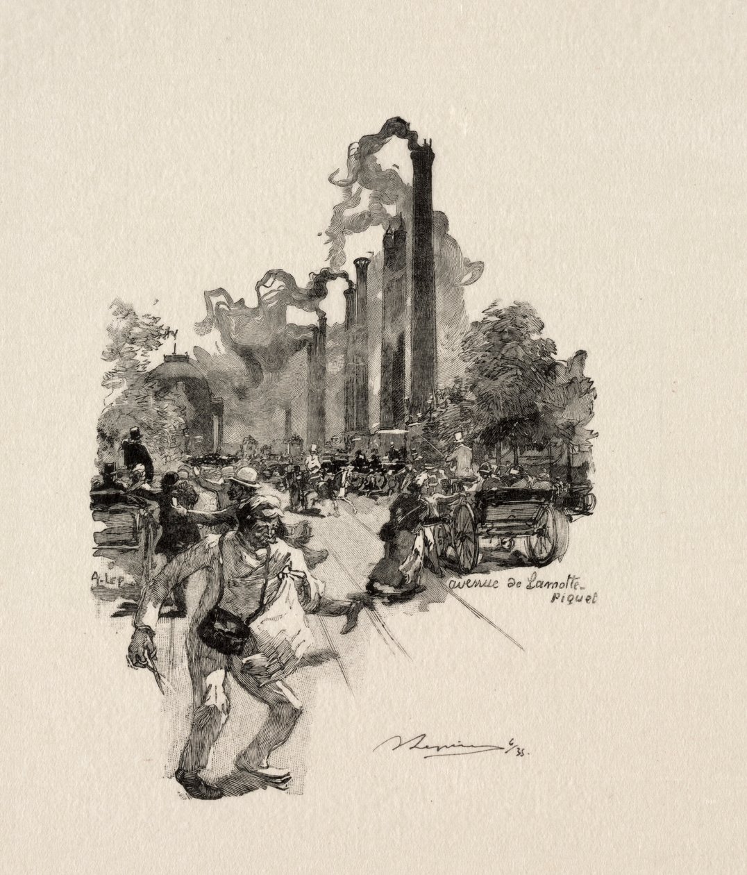 Avenida Lamotte - Piquet de Auguste Louis Lepère