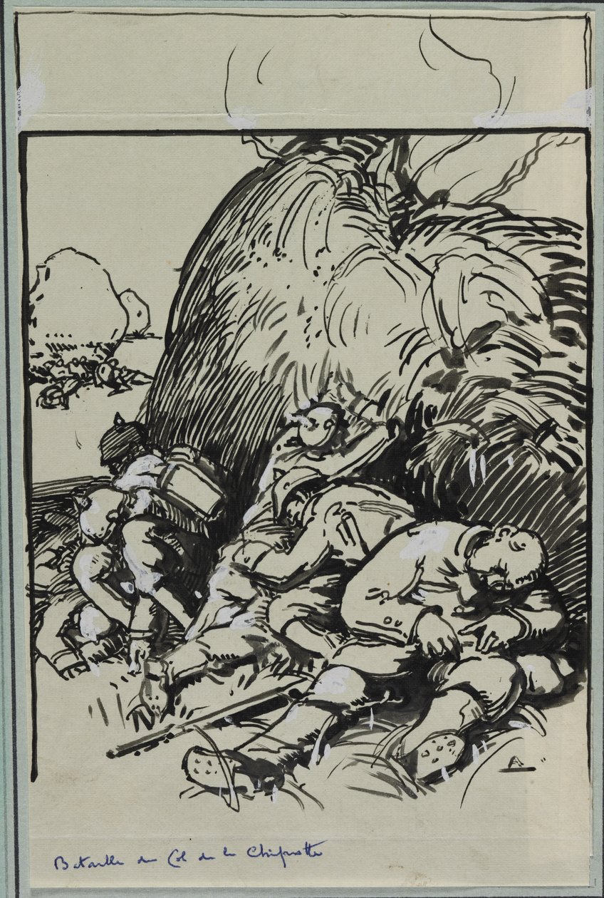 Batalla del Col de la Chiprotte, 1914 de Auguste Louis Lepère