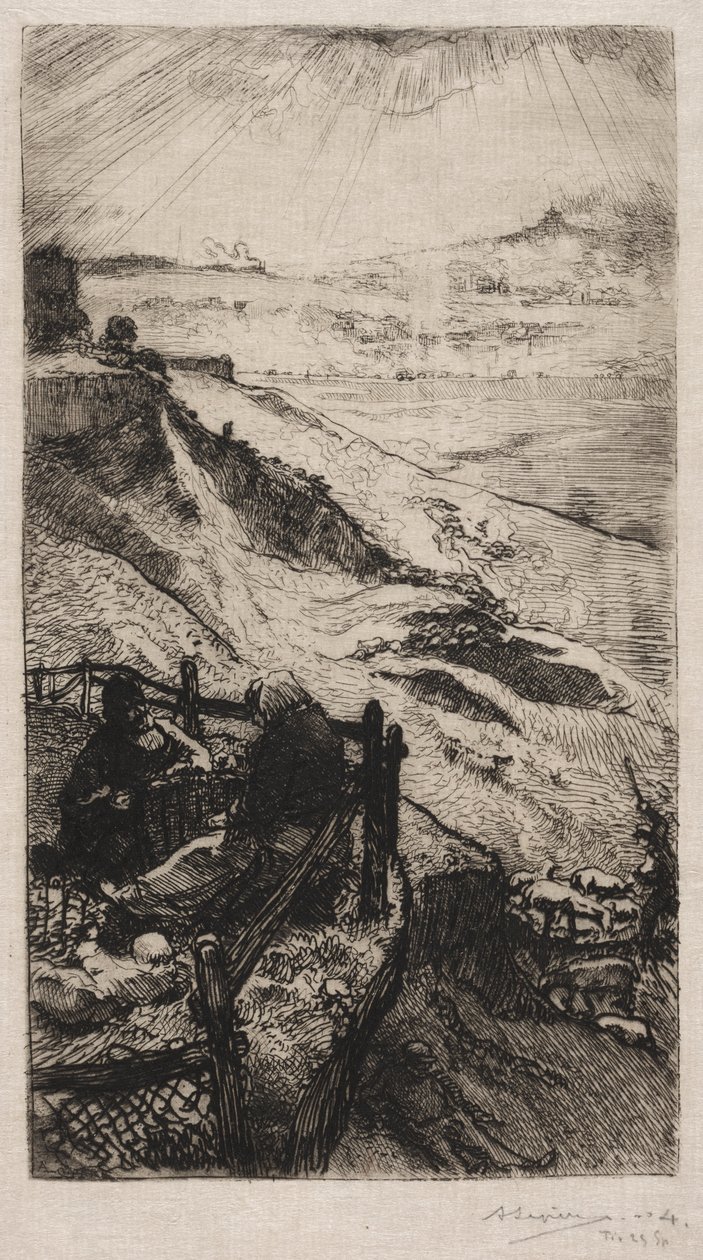Carrieres dAmérique cerca de París, 1898 de Auguste Louis Lepère