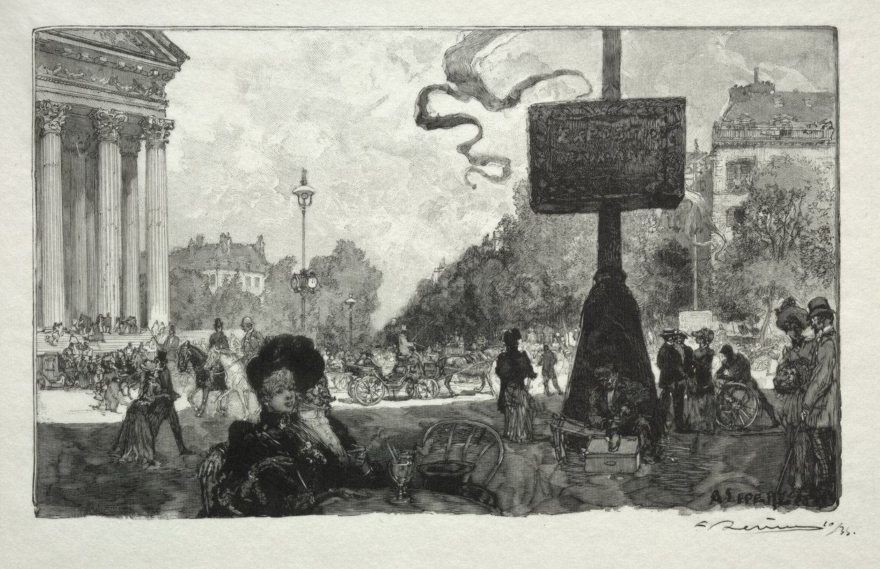 Esquina de la Calle Real de Auguste Louis Lepère