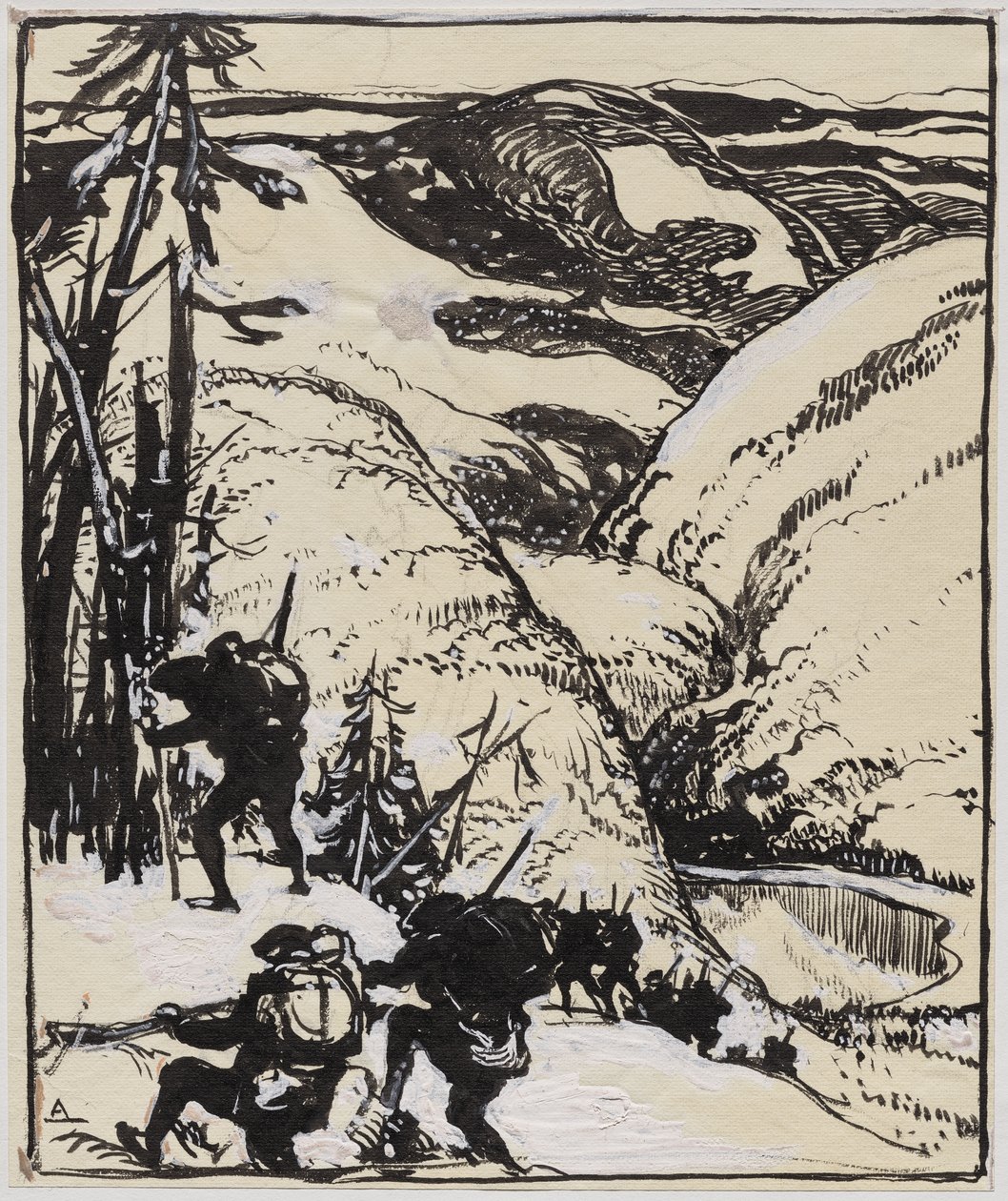 en los Vosgos de Auguste Louis Lepère