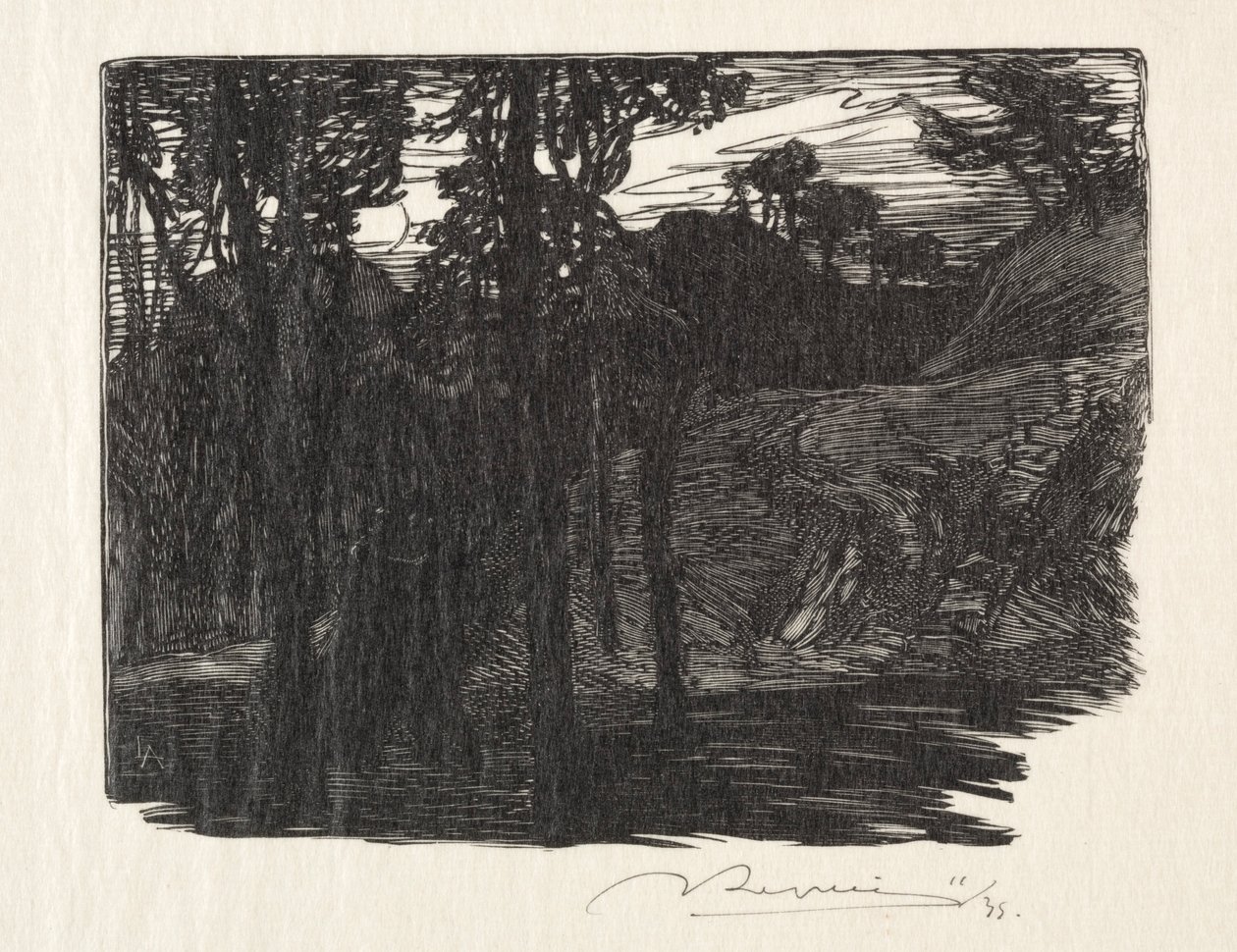 Atardecer de Auguste Louis Lepère