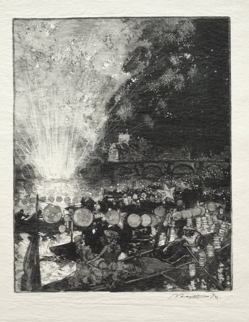 Fiesta Veneciana de Auguste Louis Lepère